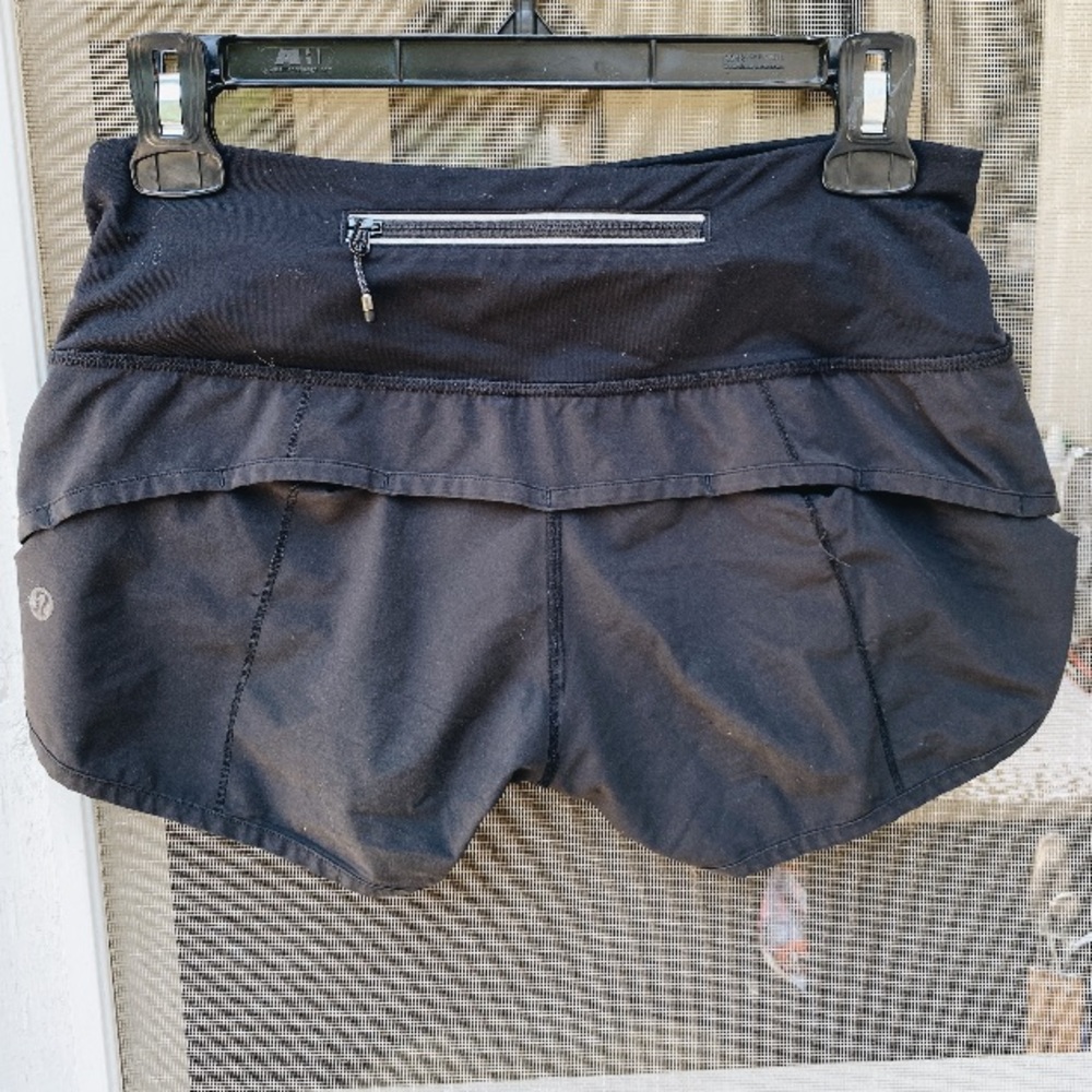 Black Lululemon Athletic Shorts